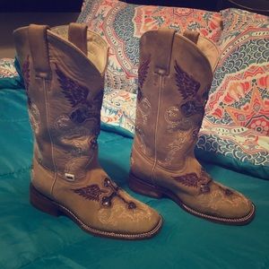 ❤️Rockin leather boots❤️